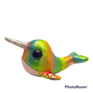 👠 TY “Nori” Beanie Babies Unicorn/Fish.